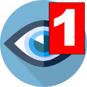 The seller's own eye graphic with a numbered badge